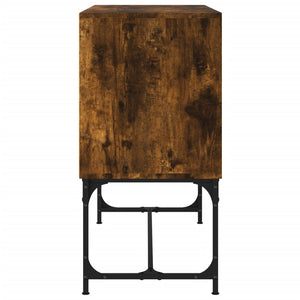 Credenza Rovere Fumo 100x40x79,5 cm in Legno Multistrato 831820