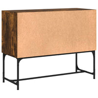 Credenza Rovere Fumo 100x40x79,5 cm in Legno Multistrato 831820