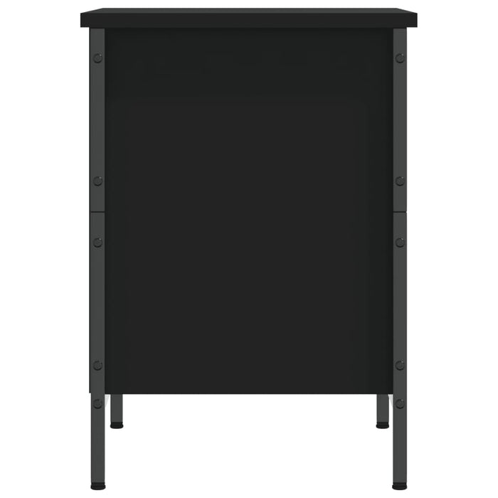 Scarpiera scarpiera mobile portaoggetti ingresso corridoio soggiorno 38 x 35 x 50 cm legno multistrato nero 02_0021969