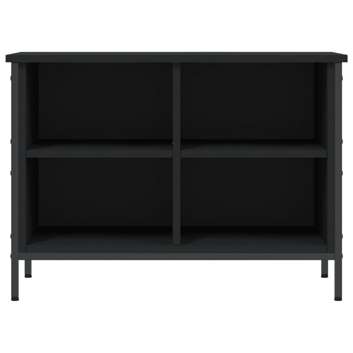Scarpiera Nera 69x35x50 cm in Legno Multistrato 831833