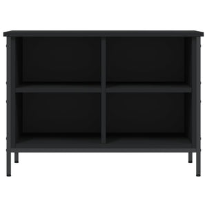 Scarpiera Nera 69x35x50 cm in Legno Multistrato