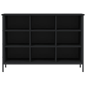 Scarpiera scarpiera mobile portaoggetti ingresso corridoio soggiorno 100 x 35 x 70 cm legno multistrato nero 02_0021934