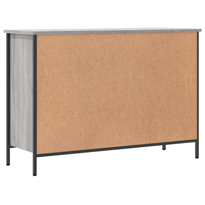 Scarpiera Grigio Sonoma 100x35x70 cm in Legno Multistrato