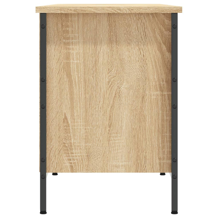 Scarpiera scarpiera mobile contenitore ingresso corridoio soggiorno sonoma 131 x 35 x 50 cm legno ingegnerizzato marrone 02_0021686
