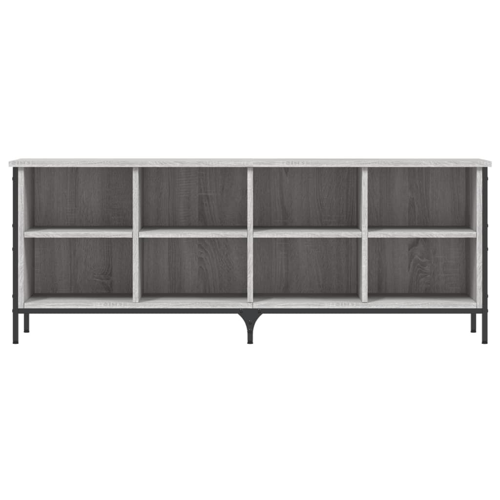 Scarpiera scarpiera mobile portaoggetti ingresso corridoio soggiorno Sonoma 131 x 35 x 50 cm multistrato grigio 02_0022061