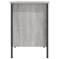 Scarpiera Grigio Sonoma 131x35x50 cm in Legno Multistrato 831851