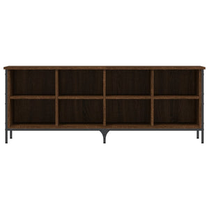 Scarpiera Rovere Marrone 131x35x50 cm in Legno Multistrato 831852