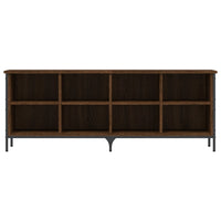 Scarpiera Rovere Marrone 131x35x50 cm in Legno Multistrato