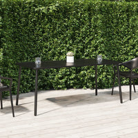 Tavolo da Giardino Antracite 165x80x71 cm Acciaio 362740