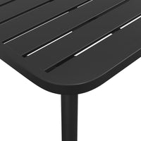 Tavolo da Giardino Antracite 200x100x71 cm Acciaio 362741