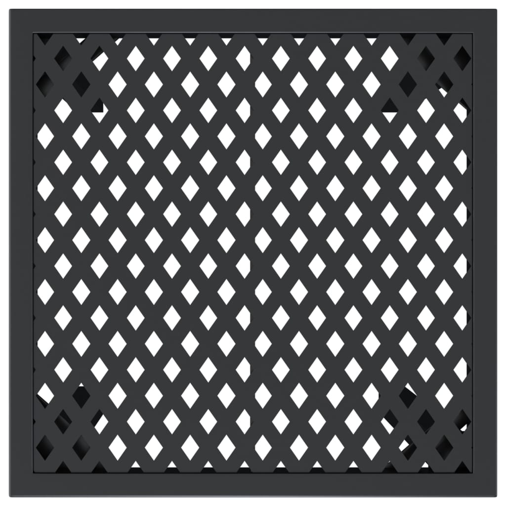 Tavolo da Giardino Antracite 50x50x72 cm Acciaio 362742