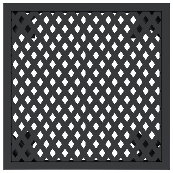 Tavolo da Giardino Antracite 50x50x72 cm Acciaio 362742