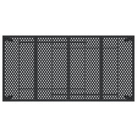 Tavolo da Giardino Antracite 200x100x72 cm Acciaio 362747