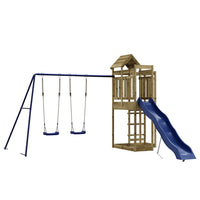 Set da Gioco da Esterno in Legno di Pino Impregnato 3156888