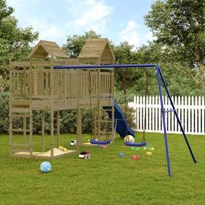 Set da Gioco da Esterno in Legno di Pino Impregnato 3156894
