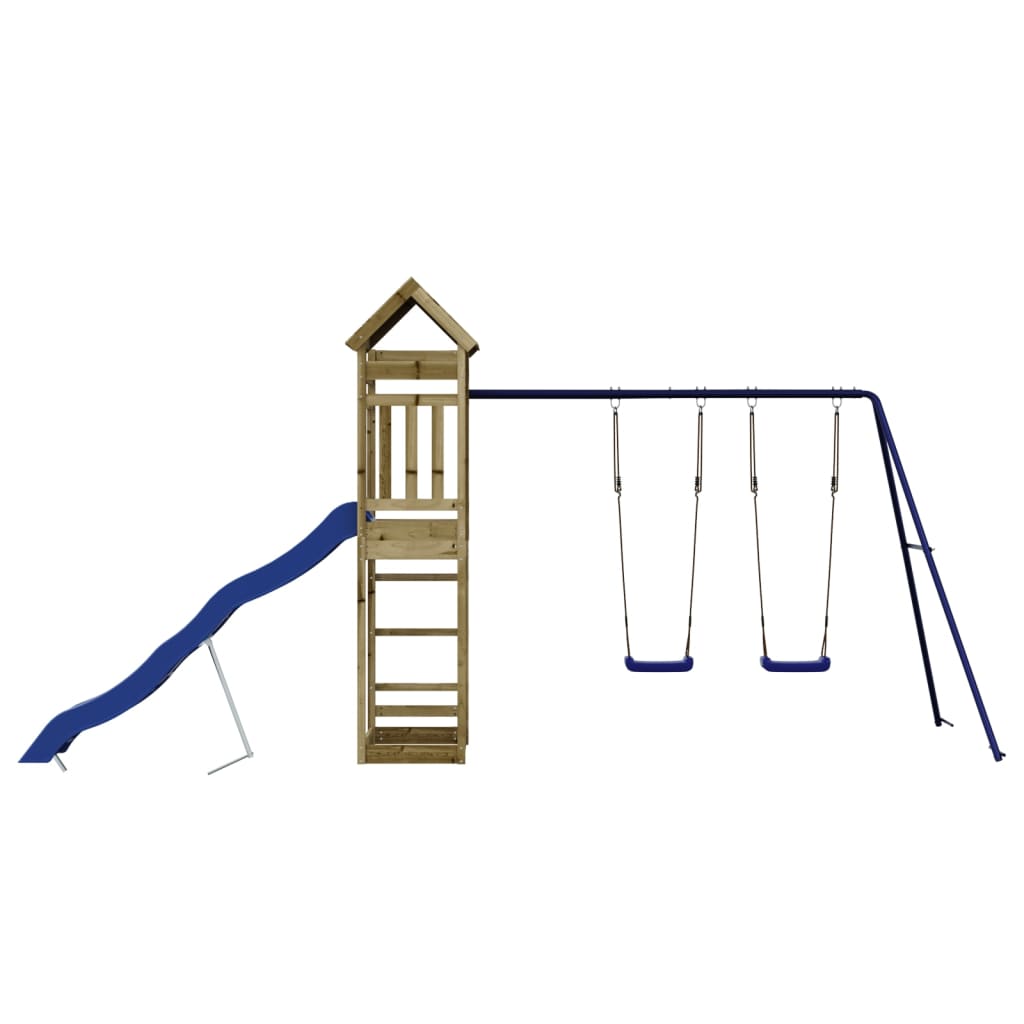 Set da Gioco da Esterno in Legno di Pino Impregnato 3156966