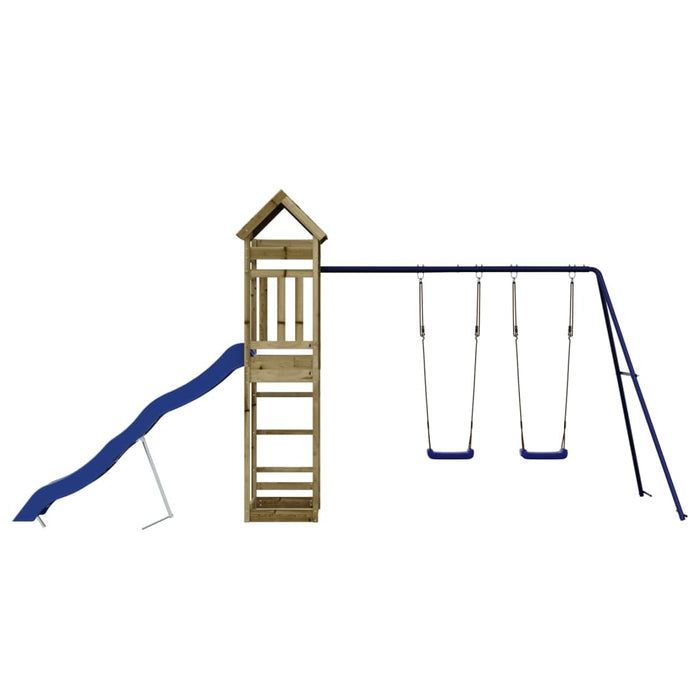 Set da Gioco da Esterno in Legno di Pino Impregnato 3156966