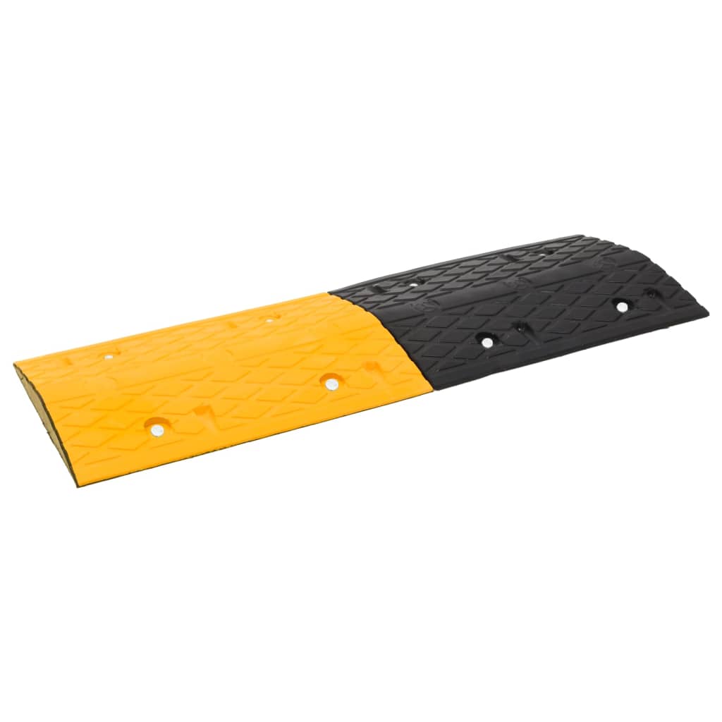 vidaXL Dossi 5 pz Giallo e Nero 97x32,5x4 cm in Gomma