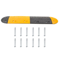 Dosso Giallo e Nero 226x32,5x4 cm in Gomma