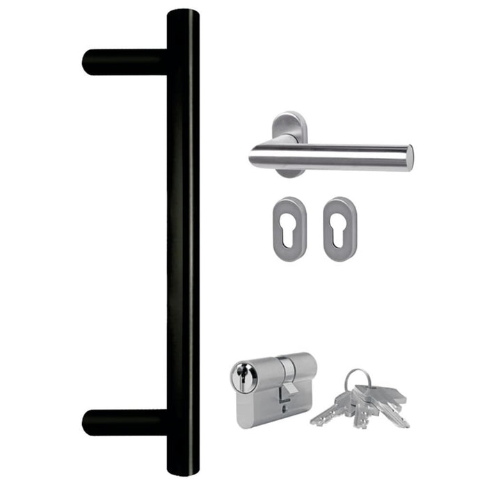 Porta Ingresso Bianca 88x200 cm in PVC