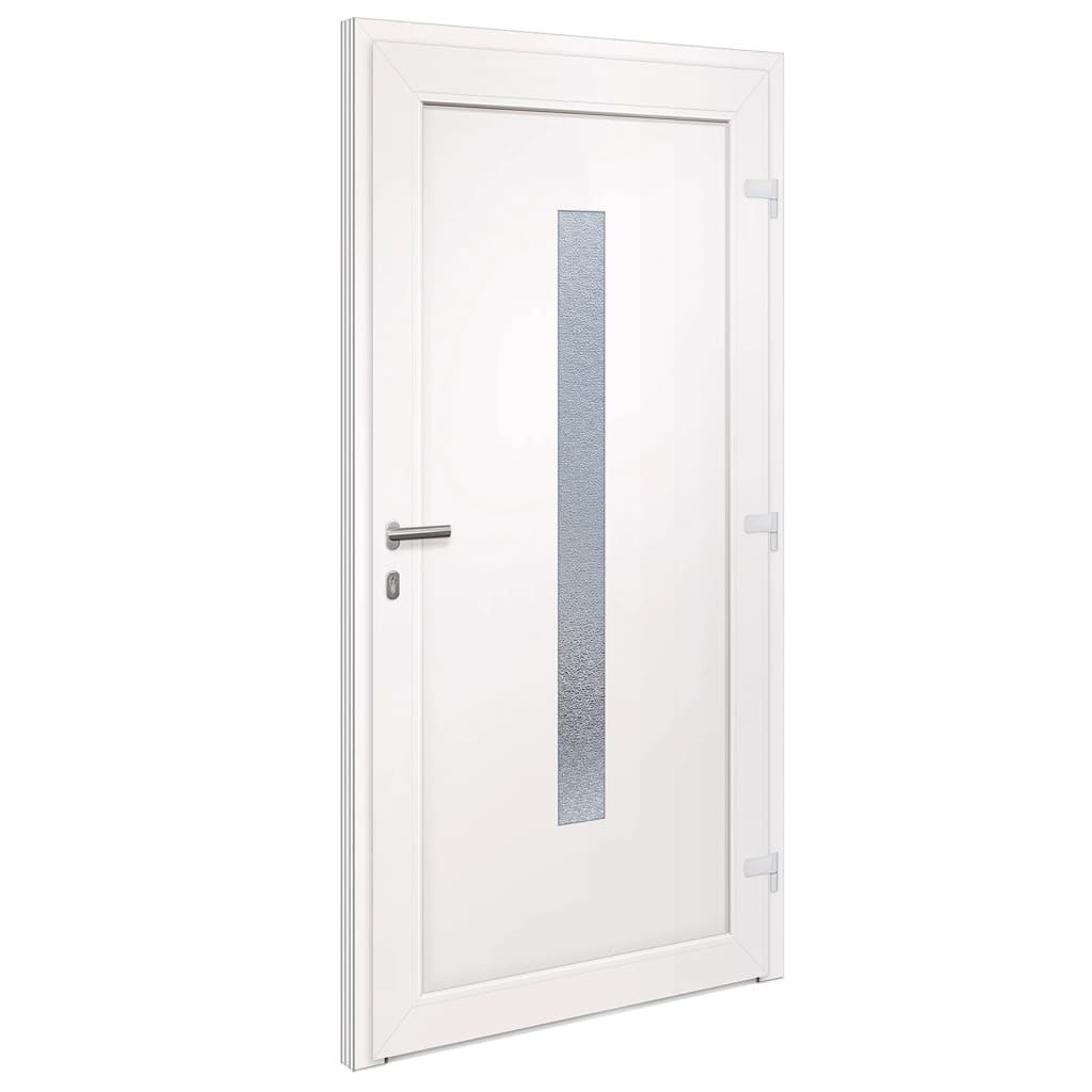 Porta Ingresso Bianca 98x200 cm in PVC 3157080