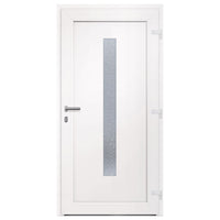 Porta Ingresso Bianca 98x200 cm in PVC 3157080