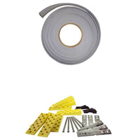 Porta Ingresso Bianca 98x200 cm in PVC 3157080