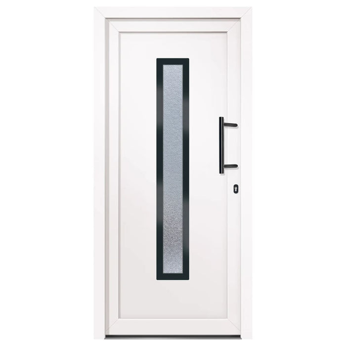 Porta Ingresso Bianca 98x208 cm in PVC 3157081
