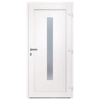 Porta Ingresso Bianca 98x208 cm in PVC 3157081
