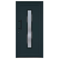 Porta Ingresso Antracite 98x200 cm in PVC