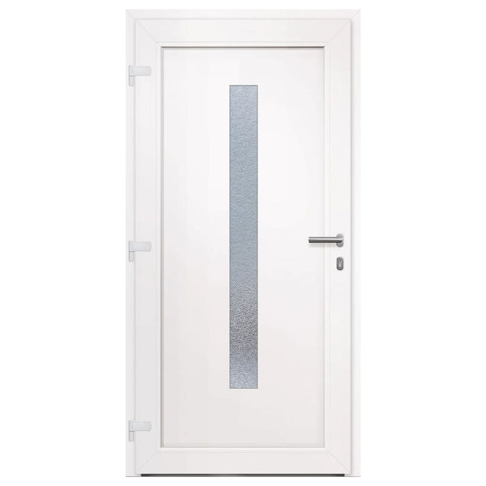 Porta Ingresso Antracite 98x200 cm in PVC 3157085
