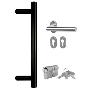 Porta Ingresso Antracite 108x200 cm in PVC