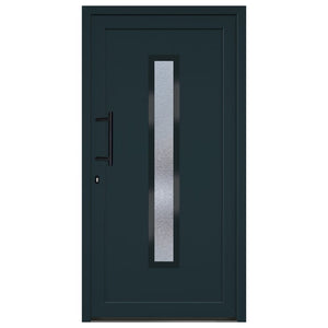 Porta Ingresso Antracite 108x208 cm in PVCcod mxl 94063