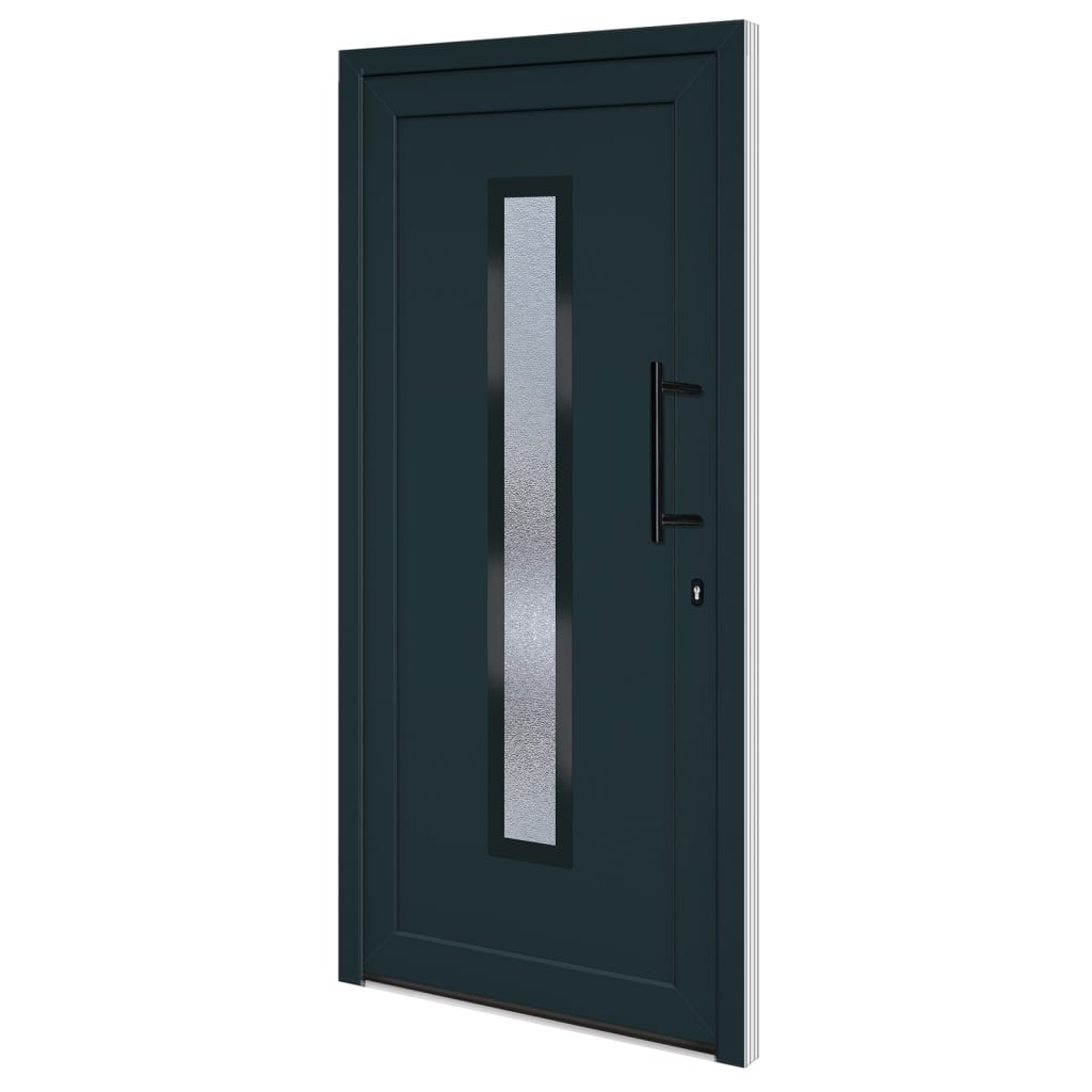 Porta Ingresso Antracite 98x200 cm in PVCcod mxl 118002