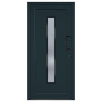 Porta Ingresso Antracite 98x200 cm in PVCcod mxl 118002