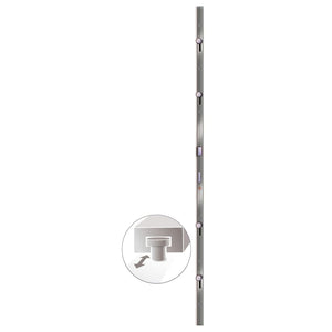 Porta Ingresso Antracite 98x208 cm in PVC 3157091