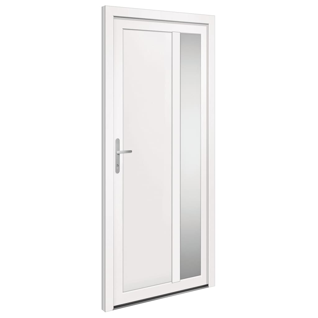 Porta Ingresso Bianca 98x208 cm in PVC 3157095