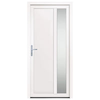 Porta Ingresso Bianca 98x208 cm in PVC 3157095