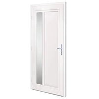 Porta Ingresso Bianca 98x208 cm in PVC 3157095