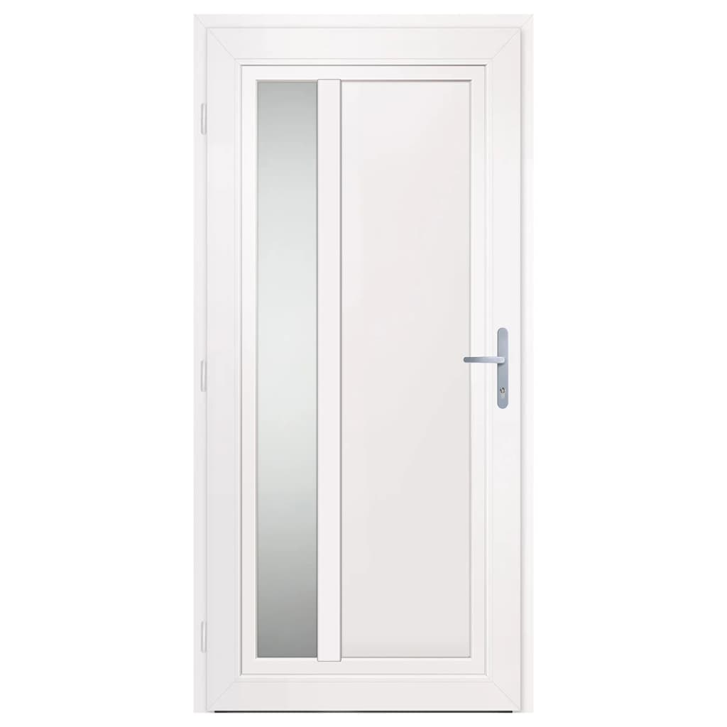 Porta Ingresso Bianca 98x208 cm in PVC 3157095