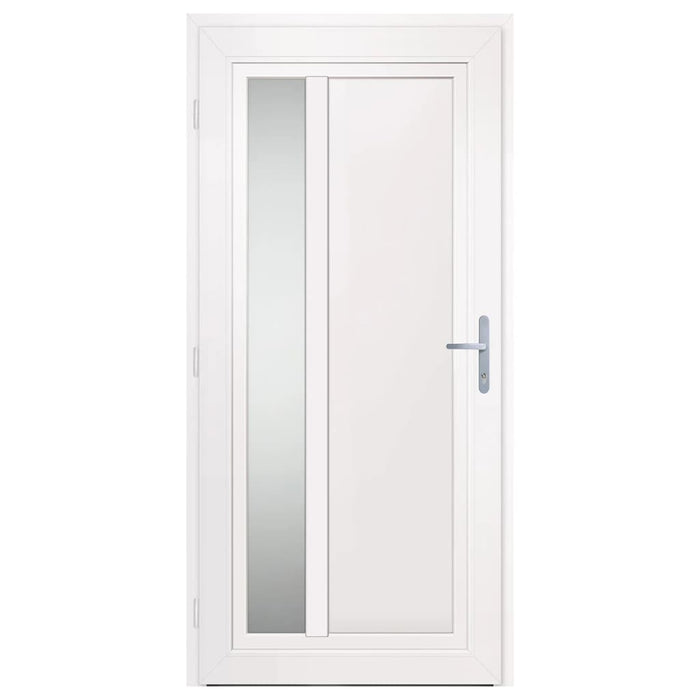 Porta Ingresso Bianca 98x208 cm in PVC 3157095