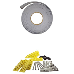 Porta Ingresso Bianca 98x208 cm in PVC 3157095