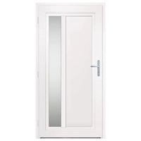 Porta Ingresso Bianca 108x208 cm in PVC 3157096