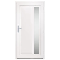 Porta Ingresso Bianca 98x200 cm in PVC 3157097