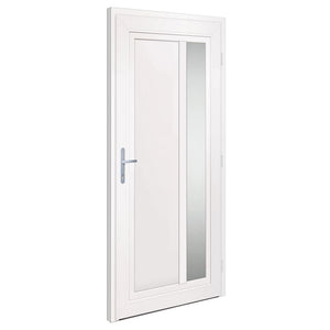 Porta Ingresso Bianca 98x208 cm in PVC 3157098