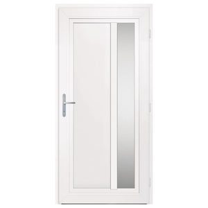 Porta Ingresso Bianca 98x208 cm in PVC 3157098