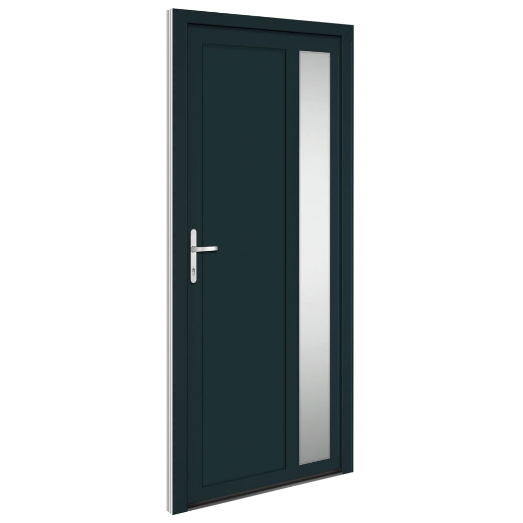 Porta Ingresso Antracite 98x208 cm in PVCcod mxl 118005