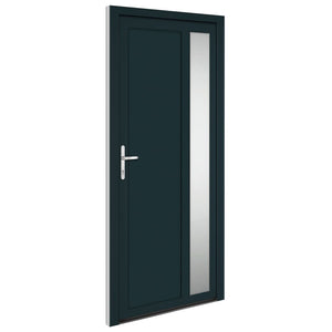 Porta Ingresso Antracite 98x208 cm in PVCcod mxl 118005
