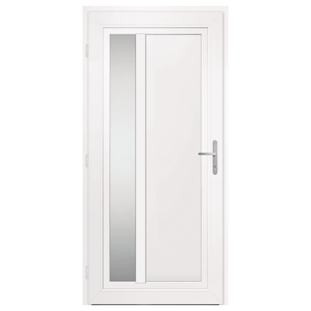 Porta Ingresso Antracite 98x208 cm in PVC 3157101