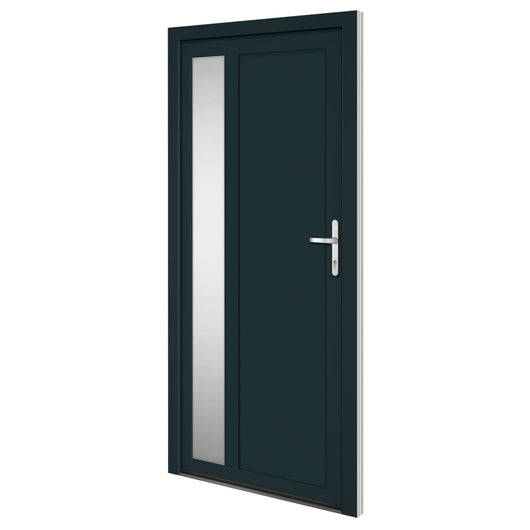 Porta Ingresso Antracite 98x208 cm in PVCcod mxl 94066